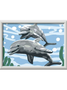 Ravensburger CreArt - Malen nach Zahlen - Pod of Dolphins
