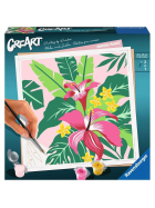 Ravensburger CreArt - Malen nach Zahlen - Tropical Plants