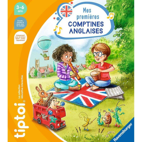 Ravensburger tiptoi&reg; Mes premi&egrave;res comptines anglaise