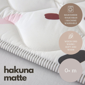 Hakuna Matte Krabbeldecke, Hygge, 1.27 x 1.27 m, Confetti