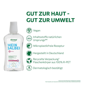 MEIN SALBEI, Zahnfleischschützende Mundspülung, 500 ml