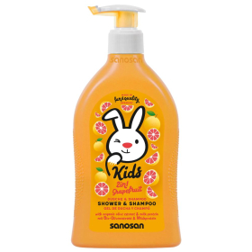 sanosan 2in1 Dusche & Shampoo, Grapefruit, 400 ml