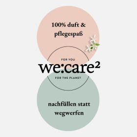 we:care2 Kennenlern-Set, Duschgel-Granulat, Jasmin-Grüner Tee & Aqua-Marine