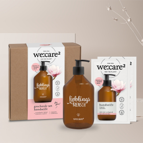 we:care2 Geschenk-Set, Handseifen-Granulat, Lieblingsmensch