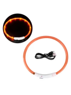 S2 Visio-Pet Leuchthalsband, 40 cm, orange