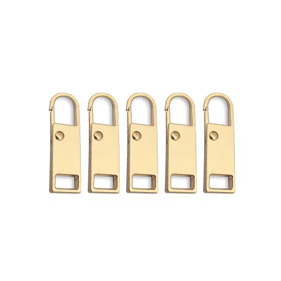 Universa Zipper Öse X2, 5er-Set, gold