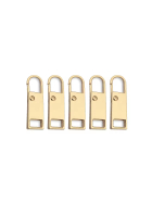 Universa Zipper Öse X2, 5er-Set, gold