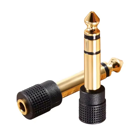 Jack (6.3 mm) Male zu Klinke (3.5 mm) Female Adapter, 2er-Set