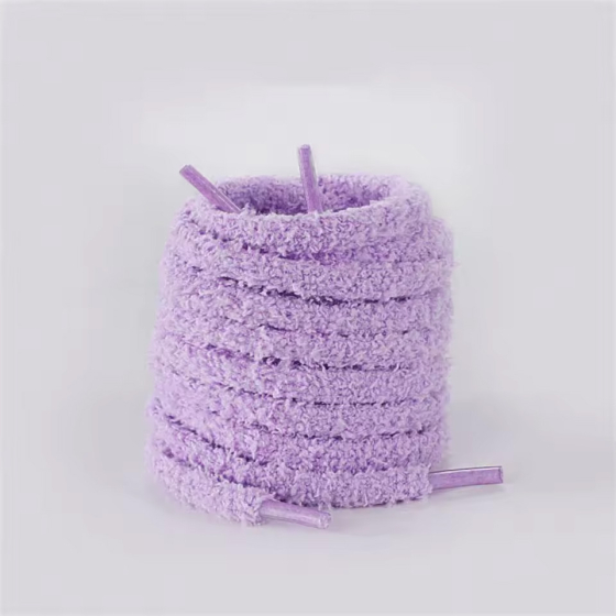 Fuzzy Laces, Plüsch-Schnürsenkel, purple