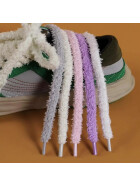 Fuzzy Laces, Plüsch-Schnürsenkel, purple