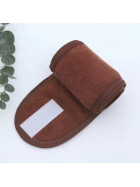 Haarband Flex mit Klettverschluss, braun