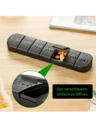 Woche Tablettenbox, weiss