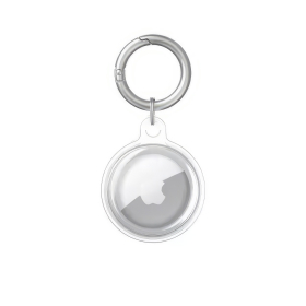 Protect Apple Arittag Hülle X1, transparent/weiss
