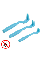 Zeckenentferner 3er-Set, blau