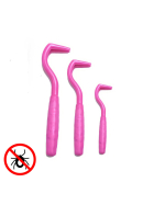 Zeckenentferner 3er-Set, pink