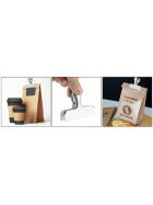 Edelstahl Power Beutelclip