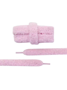 Fuzzy Laces Flat, Plüsch-Schnürsenkel, rosa