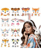 Fantastische Gesichts-Tatoos, 10 Bögen