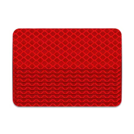 VisiX Reflektierende Aufkleber, 10er-Set, rot