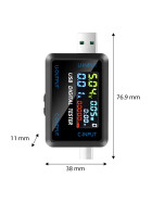 USB-C + USB Digital Power Tester