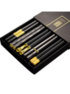 Gold-Line Essstäbchen, dunkelgrün