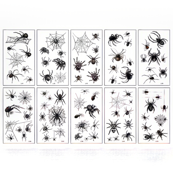 Halloween Spinnen Tattoos
