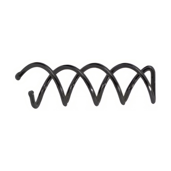 Twister Dutt Spiral Haarnadel, 5er-Set, schwarz