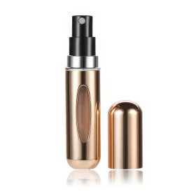 Mini Parfümzerstäuber Flasche, 10 ml, gold