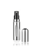 Mini Parfümzerstäuber Flasche, 10 ml, silber