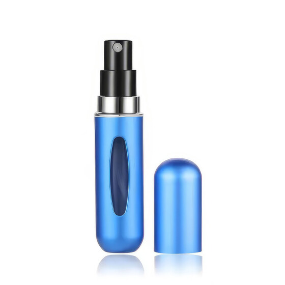 Mini Parfümzerstäuber Flasche, 5 ml, blau