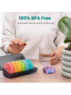 Medimax Tablettenbox, dunkelgrau