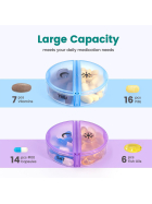 Medimax Tablettenbox, dunkelgrau