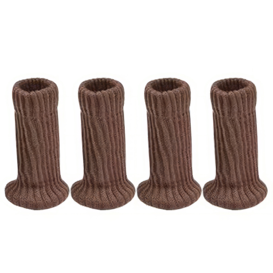 All Care Stuhlbein-Stulpen Socken, 4er-Set, braun