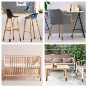 All Care Stuhlbein-Stulpen Socken, 4er-Set, braun