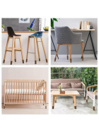 All Care Stuhlbein-Stulpen Socken, 4er-Set, braun