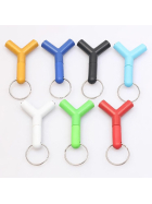 Kopfh&ouml;rer Double Jack Adapter, 3.5 mm, weiss