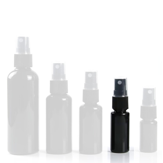 Spr&uuml;hflasche FineDust Zerst&auml;uber Black, 20 ml