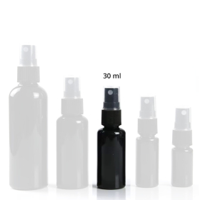 Spr&uuml;hflasche FineDust Zerst&auml;uber Black, 30 ml