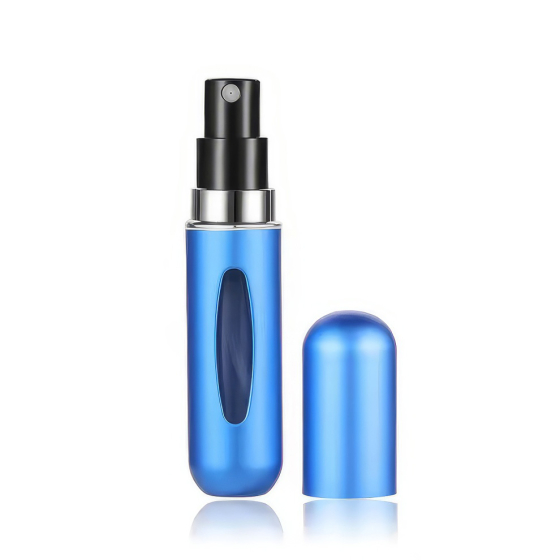 Mini Parf&uuml;mzerst&auml;uber Flasche, 8 ml, blau