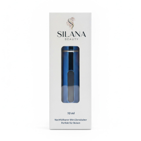 Mini Parf&uuml;mzerst&auml;uber Flasche, 8 ml, blau