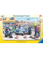 Puzzle Einsatz der Polizei, 15 Teile