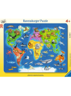 Ravensburger Weltkarte mit Tieren