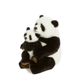 WWF Plüschtier Panda mit Baby 28 cm