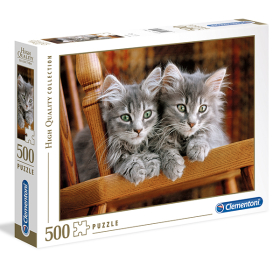 Clementoni Puzzle Katzen, 500 Teile