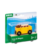BRIO Cow & Wagon