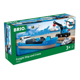 BRIO Container & Crane Wagon