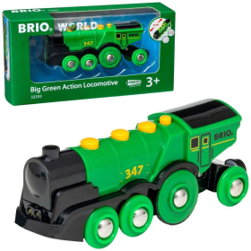 BRIO Big Green Action Locomotive