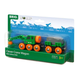 BRIO Clever Crane Wagon