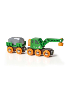 BRIO Clever Crane Wagon